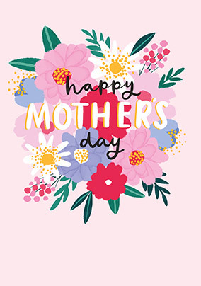 Happy Mother's Day Colourful Floral Card