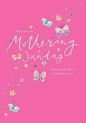 Photo of Mothering Sunday Butterflies Card