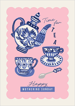 Afternoon Tea Mothering Sunday Mother's Day Card