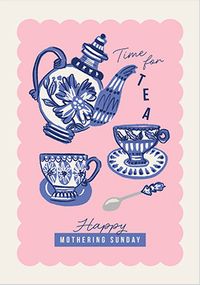 Tap to view Afternoon Tea Mothering Sunday Mother's Day Card