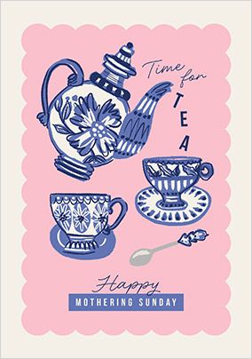 Photo of Afternoon Tea Mothering Sunday Mother's Day Card