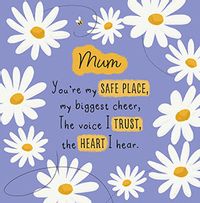 Tap to view Daisies Mother's Day Square Verse Card For Mum