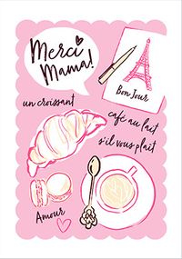 Tap to view Merci Mama Mother's Day Card