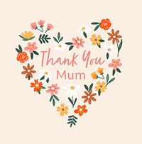 Tap to view Thanks For Everything Mum Floral Square Mother's Day Card