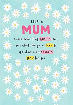 Photo of Like A Mum Always There Mother's Day Card