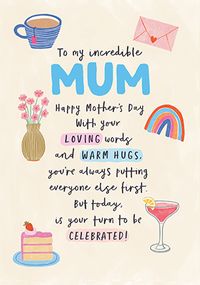 Tap to view Your Turn To Celebrate Mum Mother's Day Card