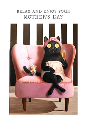Lucia Heffernan Relax & Enjoy Mother's Day Card