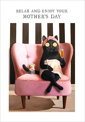 Photo of Lucia Heffernan Relax & Enjoy Mother's Day Card