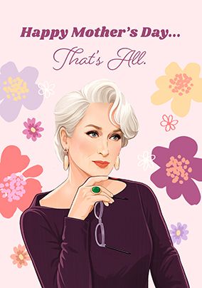 Photo of That's All Devil Wears Prada Spoof Mother's Day Card