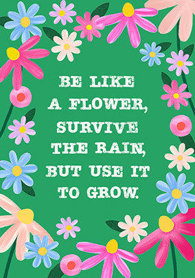 Like a Flower Support Card
