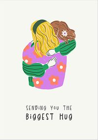 Tap to view Sending You The Biggest Hug Support Card