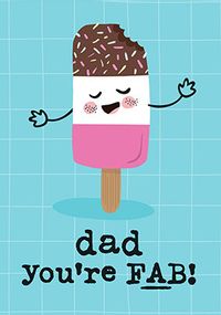 Tap to view Dad You're Fab Father's Day Card