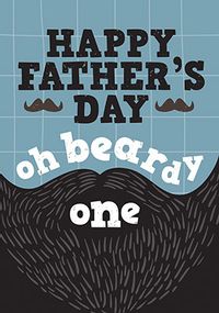 Tap to view Oh Beardy One Father's Day Card