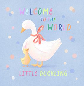 Photo of Welcome Little Duckling New Baby Card