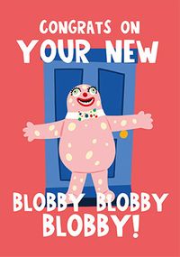 Tap to view Blobby Blobby New Home Congratulations Card