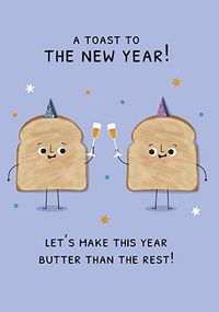 Tap to view A Toast to the New Year Card