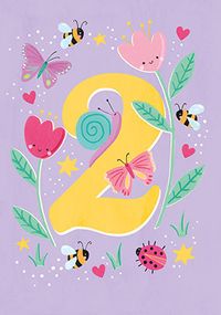 Tap to view 2 Today Butterflies Birthday Card
