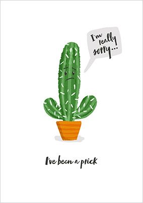 Photo of Sorry I've Been A Prick Card