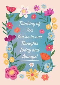 Tap to view Thinking of You Today Floral Card