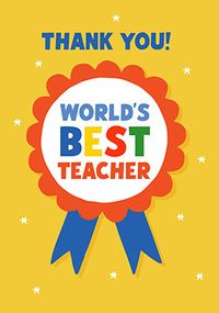 Tap to view World's Best Teacher Card