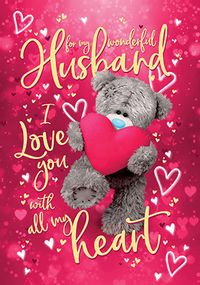 Tap to view Me To You Husband With All My Heart Valentine's Day Card