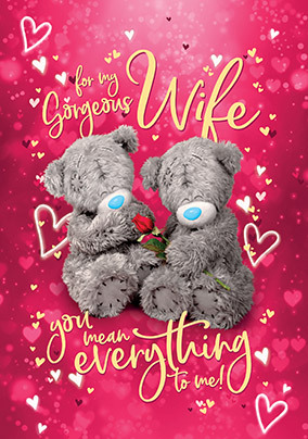 Me To You Wife You're Everything Valentine's Day Card