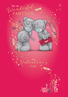 Me To You To My Partner Valentine's Day Card