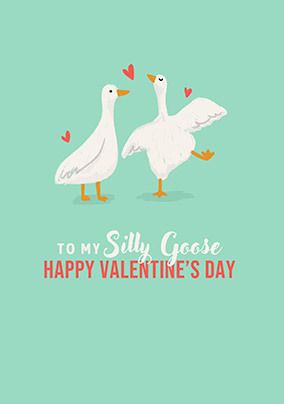 Photo of Silly Goose Valentine's Day Card
