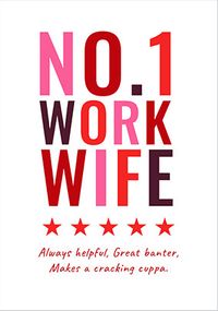 Tap to view Work Wife Valentine's Day Card
