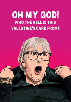 Oh My God! Linda The Traitors Spoof Valentine's Day Card