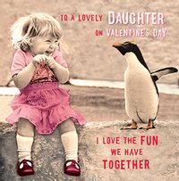 Tap to view The Fun We Have Together Daughter Valentine's Day Square Card