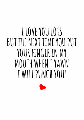 I Love You Lots But Valentine's Day Card