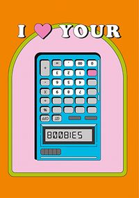 Tap to view I Love Your Boobies Valentine's Day Card