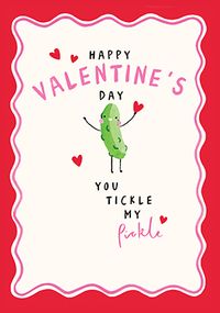 Tap to view You Tickle My Pickle Cute Valentine's Day Card