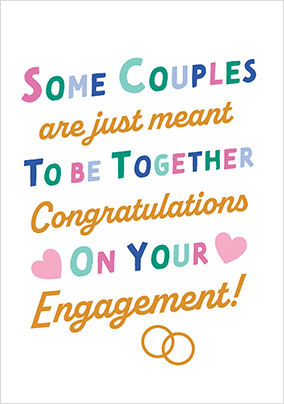 Engagement Congratulations Card