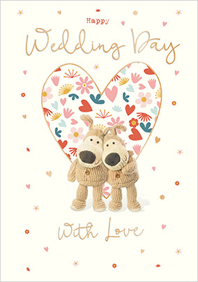 Boofle With Love On Your Wedding Day Card