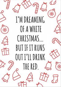 Tap to view Red Wine Christmas Card