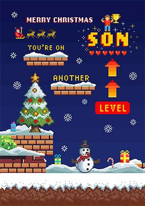 Photo of Another Level Gaming Christmas Card for Son