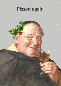 Tap to view Pissed Again Christmas Card