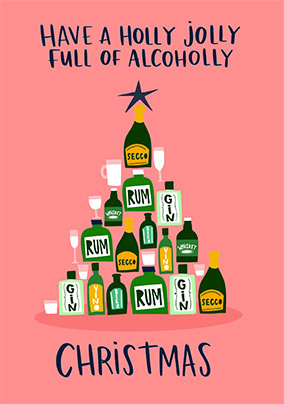 Alcoholly Christmas Card
