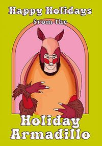 Tap to view Holiday Armadillo Christmas Card