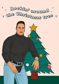 Tap to view Rockin' Around the Christmas Tree Spoof Card