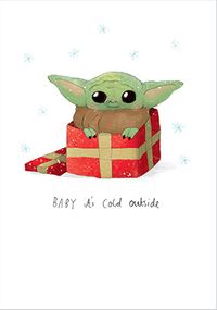 Tap to view Baby A's Cold Outside Christmas Card