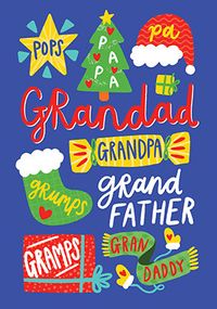Tap to view Grandad Pops Grandpa Grumps Christmas Card