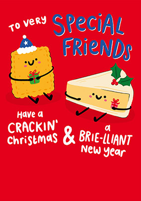 Special Friend Cheesy Christmas Card