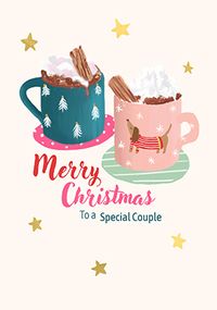 Tap to view Hot Chocolate Christmas Card for Special Couple