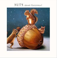 Tap to view Lucia Heffernan Nuts About Christmas Square Card