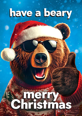 Have A Beary Merry Christmas Card