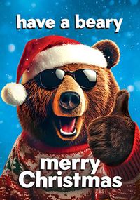 Tap to view Have A Beary Merry Christmas Card