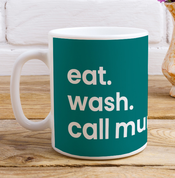 Call Mum Fun Photo Upload Personalised Mug